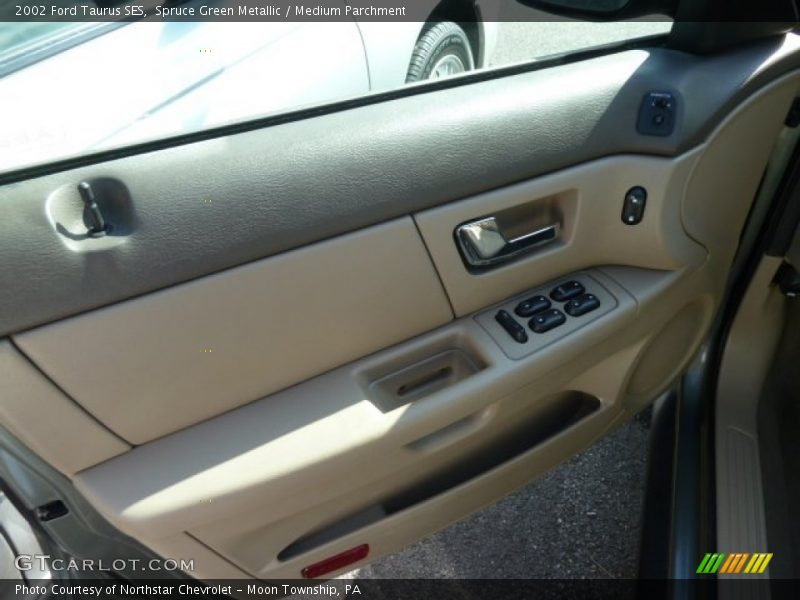 Spruce Green Metallic / Medium Parchment 2002 Ford Taurus SES