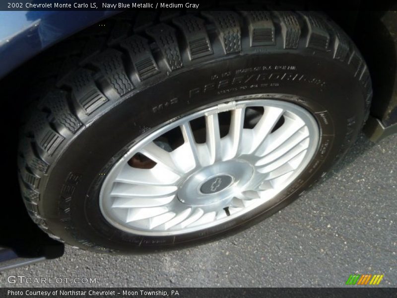 Navy Blue Metallic / Medium Gray 2002 Chevrolet Monte Carlo LS