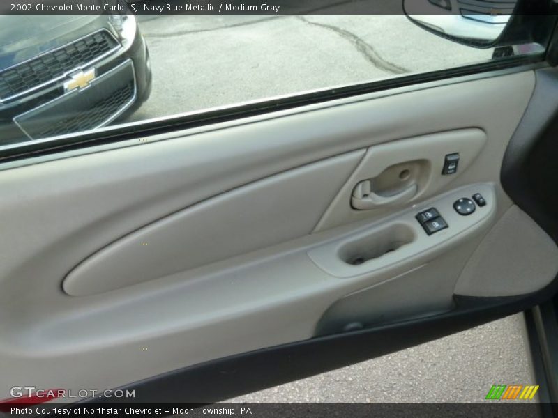 Navy Blue Metallic / Medium Gray 2002 Chevrolet Monte Carlo LS
