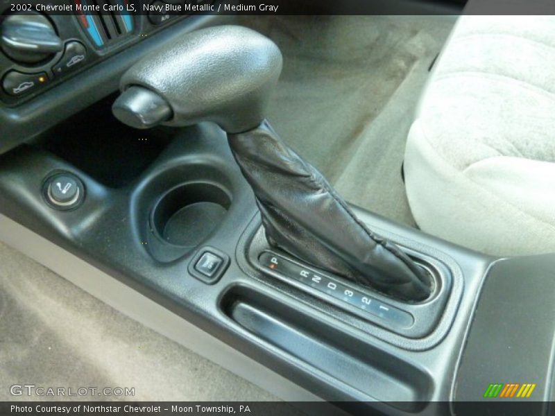 Navy Blue Metallic / Medium Gray 2002 Chevrolet Monte Carlo LS