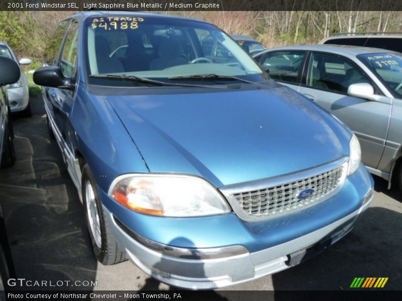 Light Sapphire Blue Metallic / Medium Graphite 2001 Ford Windstar SEL