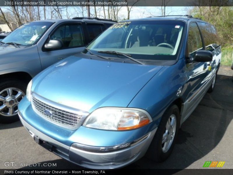 Light Sapphire Blue Metallic / Medium Graphite 2001 Ford Windstar SEL