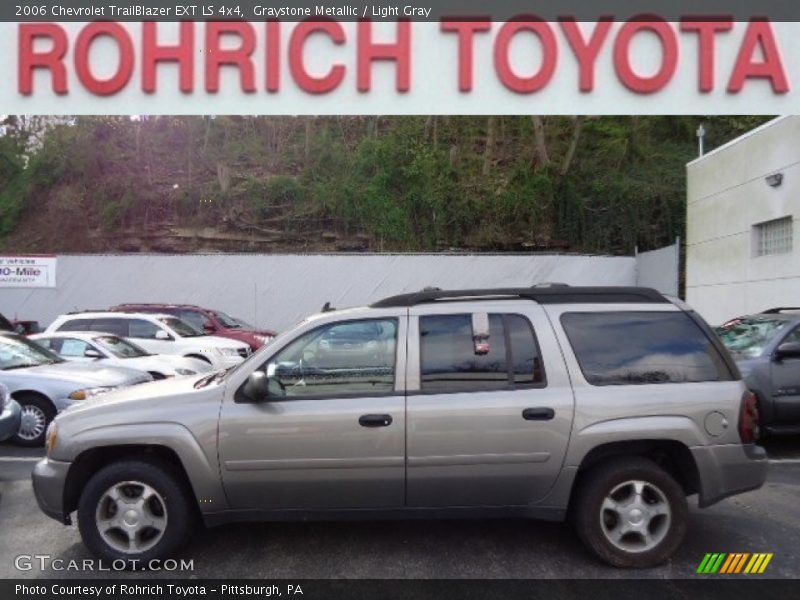 Graystone Metallic / Light Gray 2006 Chevrolet TrailBlazer EXT LS 4x4