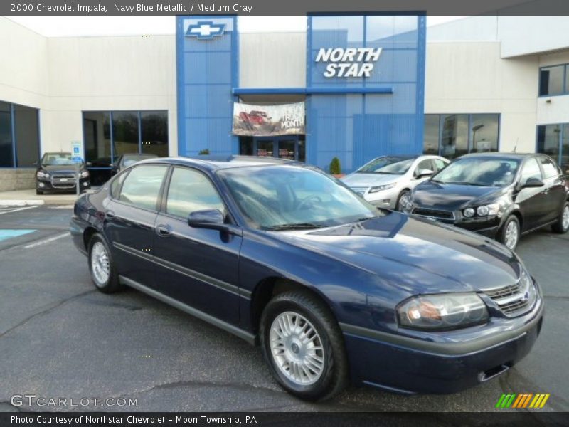 Navy Blue Metallic / Medium Gray 2000 Chevrolet Impala