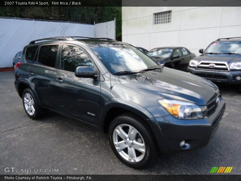 Flint Mica / Black 2007 Toyota RAV4 Sport