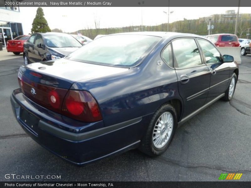 Navy Blue Metallic / Medium Gray 2000 Chevrolet Impala