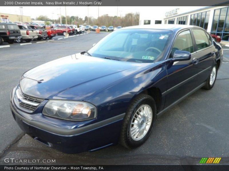 Navy Blue Metallic / Medium Gray 2000 Chevrolet Impala