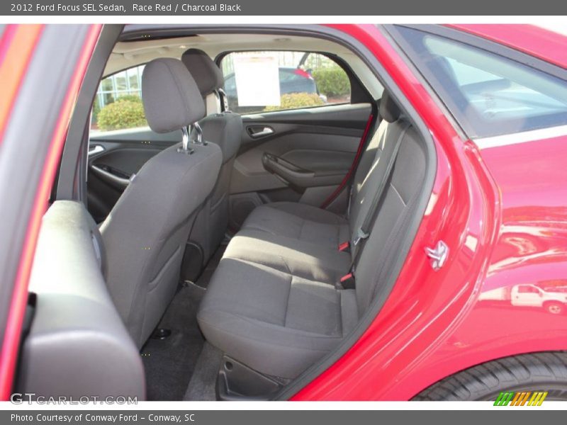 Race Red / Charcoal Black 2012 Ford Focus SEL Sedan