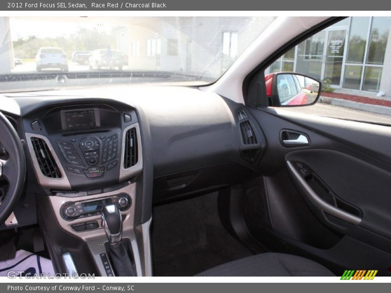 Race Red / Charcoal Black 2012 Ford Focus SEL Sedan