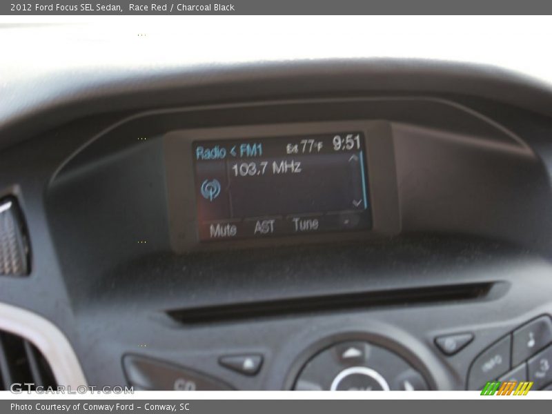 Race Red / Charcoal Black 2012 Ford Focus SEL Sedan