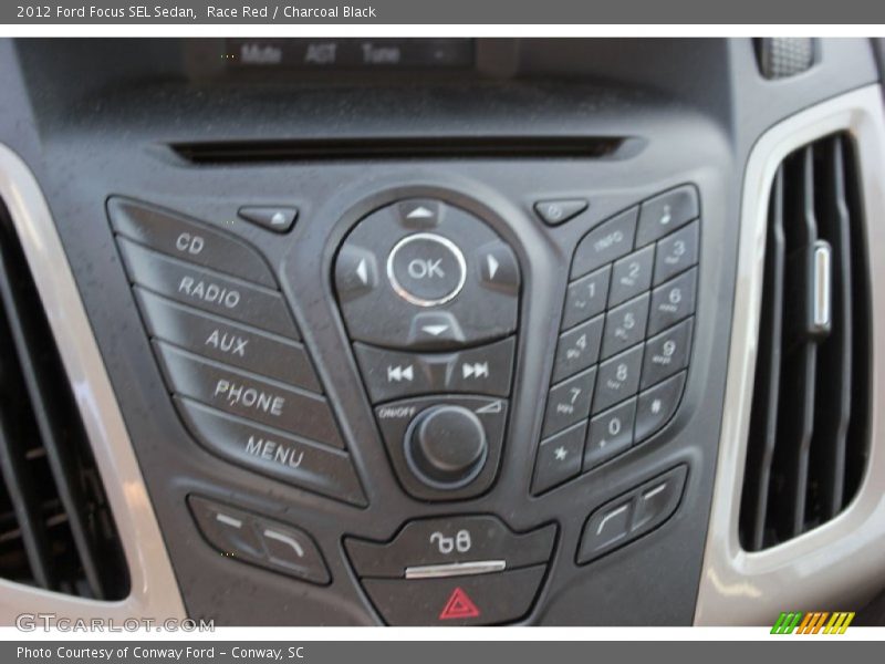 Race Red / Charcoal Black 2012 Ford Focus SEL Sedan