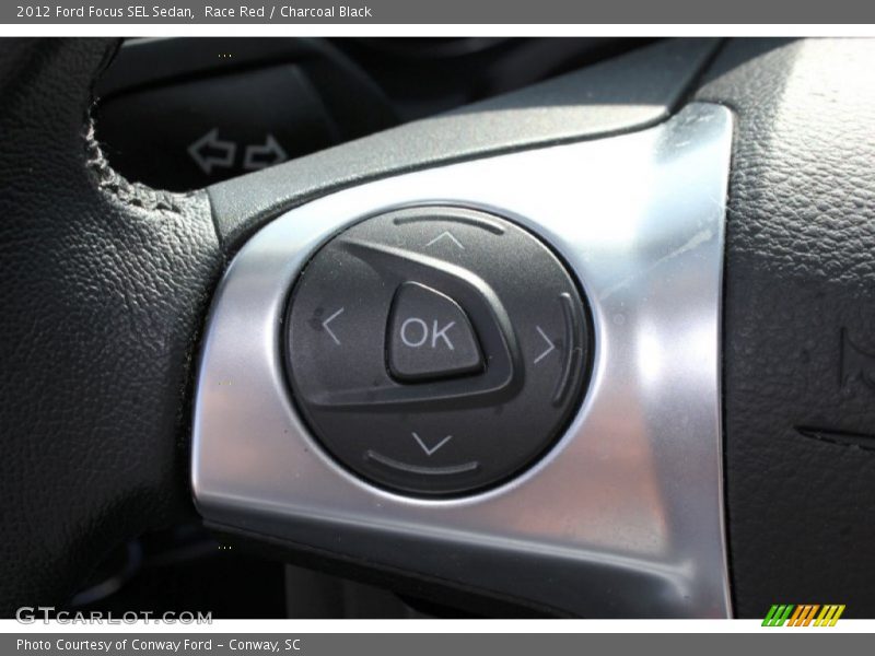 Race Red / Charcoal Black 2012 Ford Focus SEL Sedan