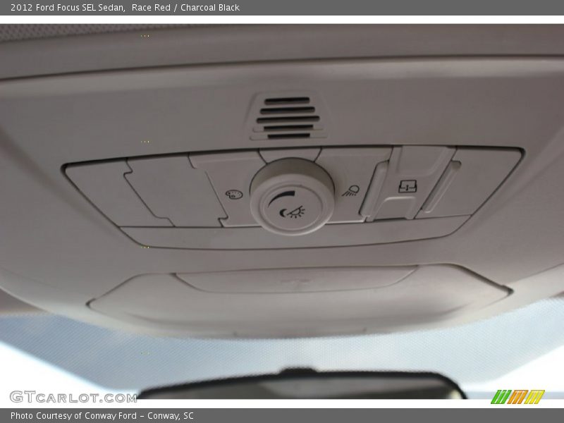 Race Red / Charcoal Black 2012 Ford Focus SEL Sedan