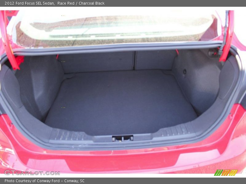 Race Red / Charcoal Black 2012 Ford Focus SEL Sedan