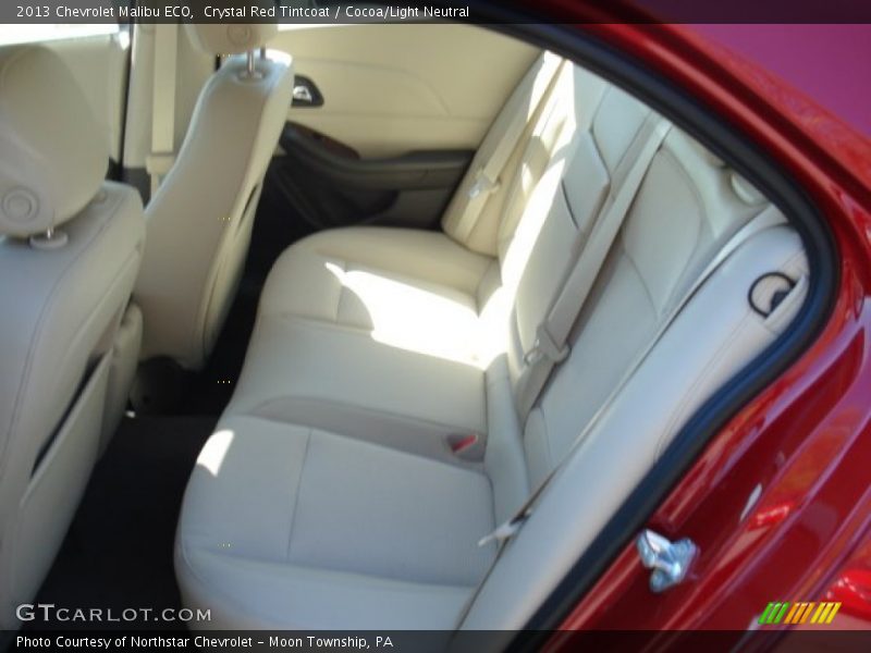 Crystal Red Tintcoat / Cocoa/Light Neutral 2013 Chevrolet Malibu ECO