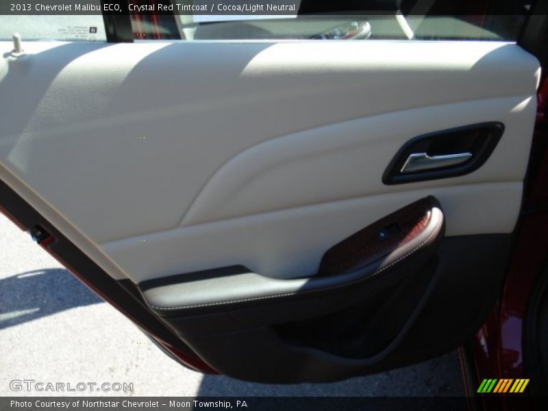 Crystal Red Tintcoat / Cocoa/Light Neutral 2013 Chevrolet Malibu ECO