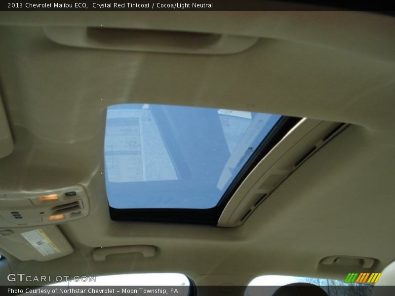 Crystal Red Tintcoat / Cocoa/Light Neutral 2013 Chevrolet Malibu ECO