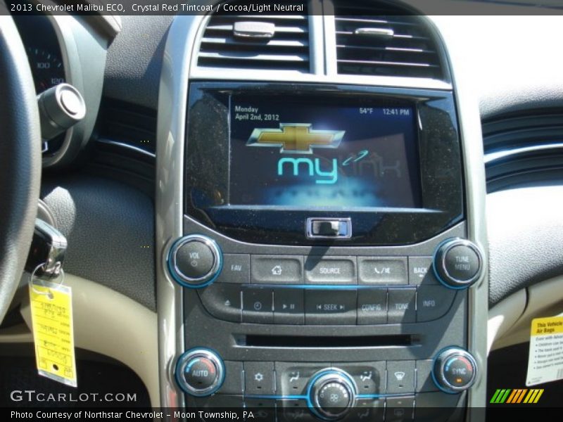 Crystal Red Tintcoat / Cocoa/Light Neutral 2013 Chevrolet Malibu ECO