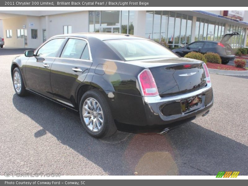 Brilliant Black Crystal Pearl / Black/Light Frost Beige 2011 Chrysler 300 Limited