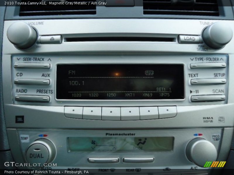 Magnetic Gray Metallic / Ash Gray 2010 Toyota Camry XLE