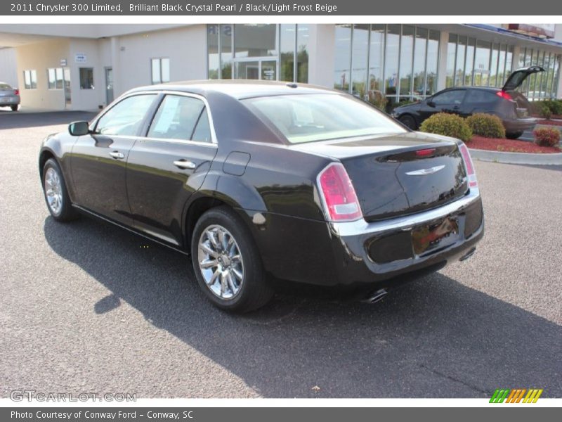 Brilliant Black Crystal Pearl / Black/Light Frost Beige 2011 Chrysler 300 Limited