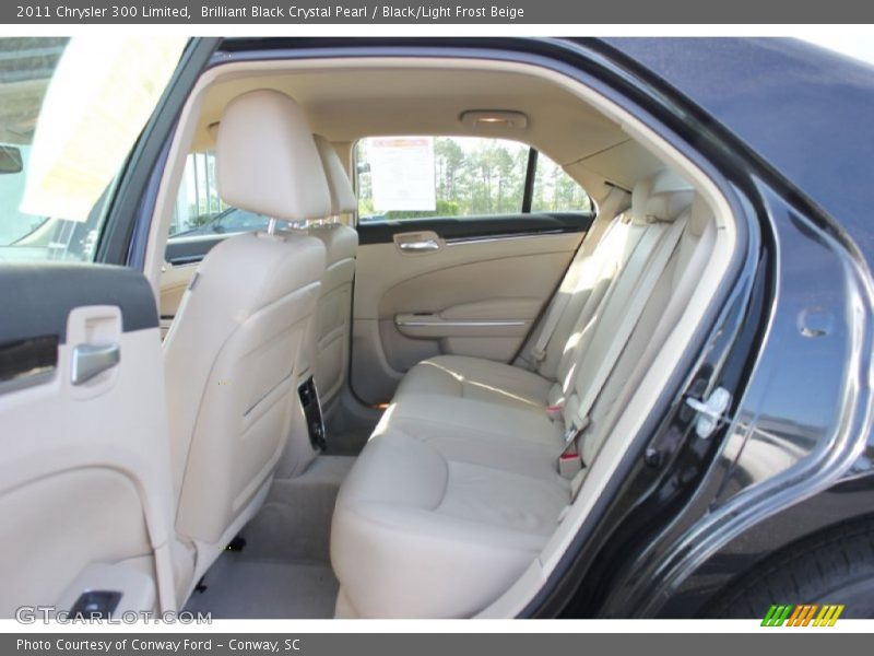 Brilliant Black Crystal Pearl / Black/Light Frost Beige 2011 Chrysler 300 Limited