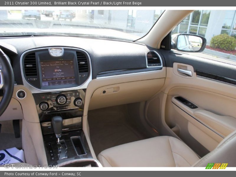 Brilliant Black Crystal Pearl / Black/Light Frost Beige 2011 Chrysler 300 Limited