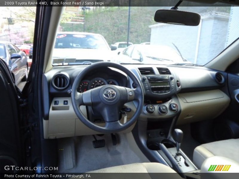 Black Forest Pearl / Sand Beige 2009 Toyota RAV4 4WD