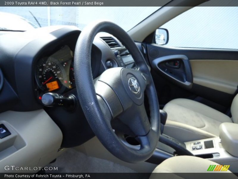 Black Forest Pearl / Sand Beige 2009 Toyota RAV4 4WD