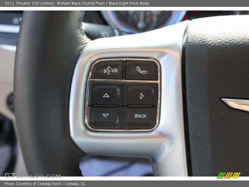 Brilliant Black Crystal Pearl / Black/Light Frost Beige 2011 Chrysler 300 Limited