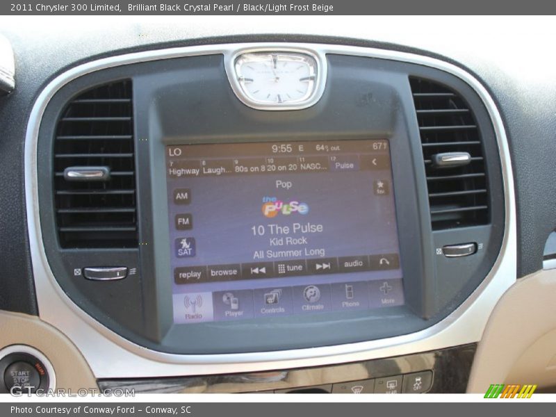 Brilliant Black Crystal Pearl / Black/Light Frost Beige 2011 Chrysler 300 Limited