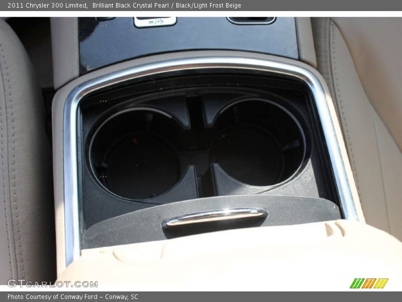 Brilliant Black Crystal Pearl / Black/Light Frost Beige 2011 Chrysler 300 Limited