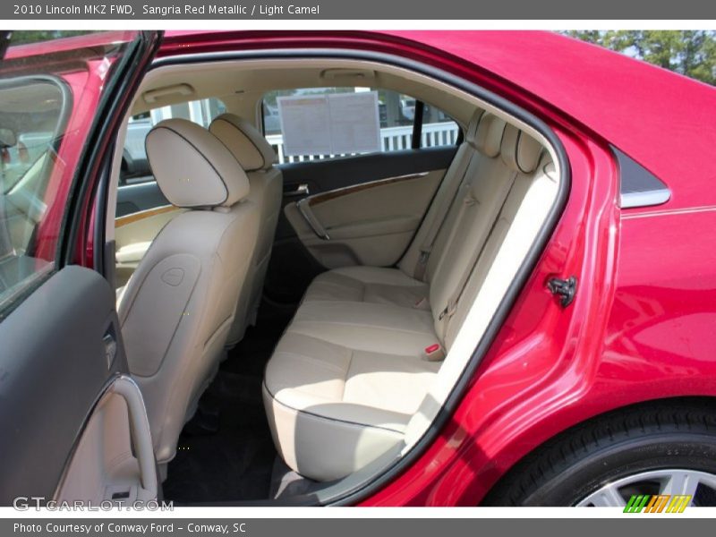 Sangria Red Metallic / Light Camel 2010 Lincoln MKZ FWD