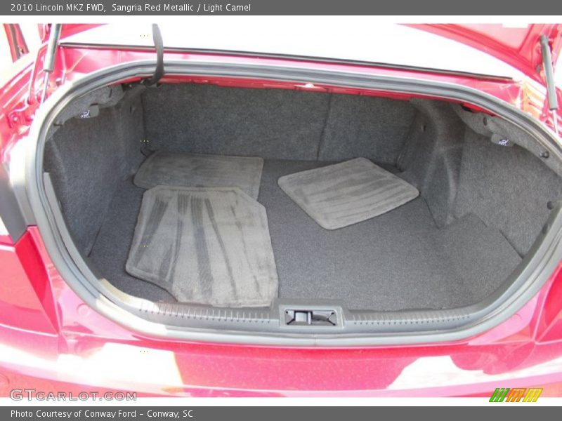 Sangria Red Metallic / Light Camel 2010 Lincoln MKZ FWD