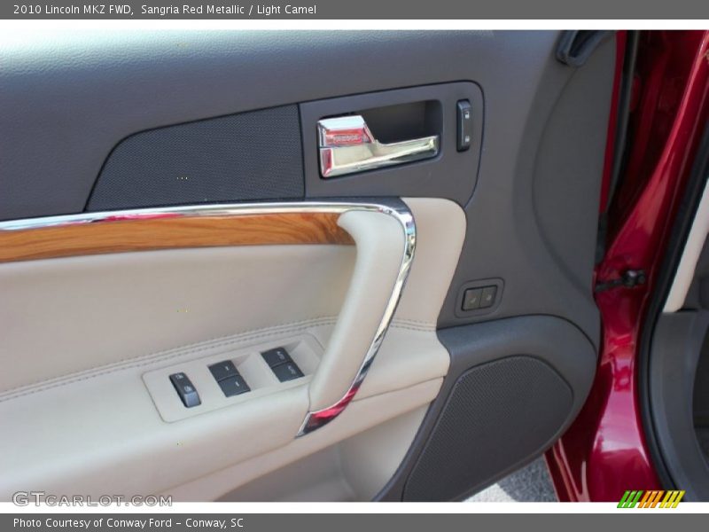Sangria Red Metallic / Light Camel 2010 Lincoln MKZ FWD