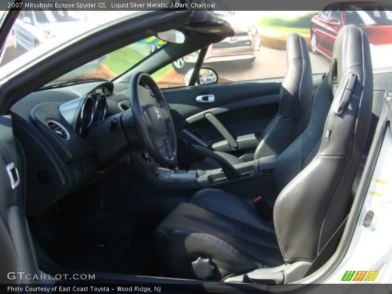 Liquid Silver Metallic / Dark Charcoal 2007 Mitsubishi Eclipse Spyder GS
