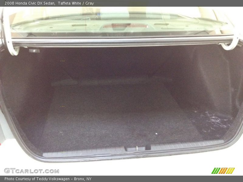 Taffeta White / Gray 2008 Honda Civic DX Sedan