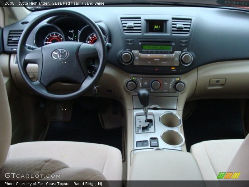 Salsa Red Pearl / Sand Beige 2008 Toyota Highlander