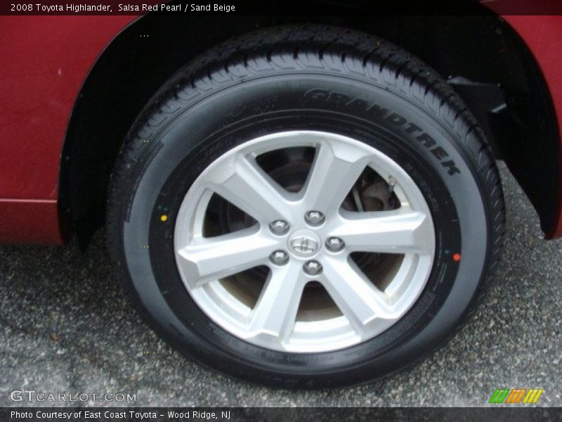 Salsa Red Pearl / Sand Beige 2008 Toyota Highlander