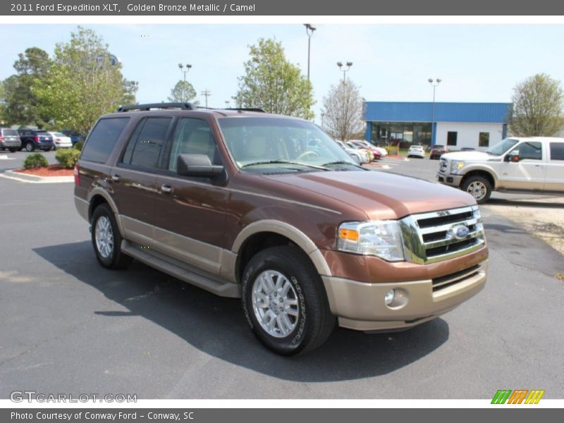 Golden Bronze Metallic / Camel 2011 Ford Expedition XLT
