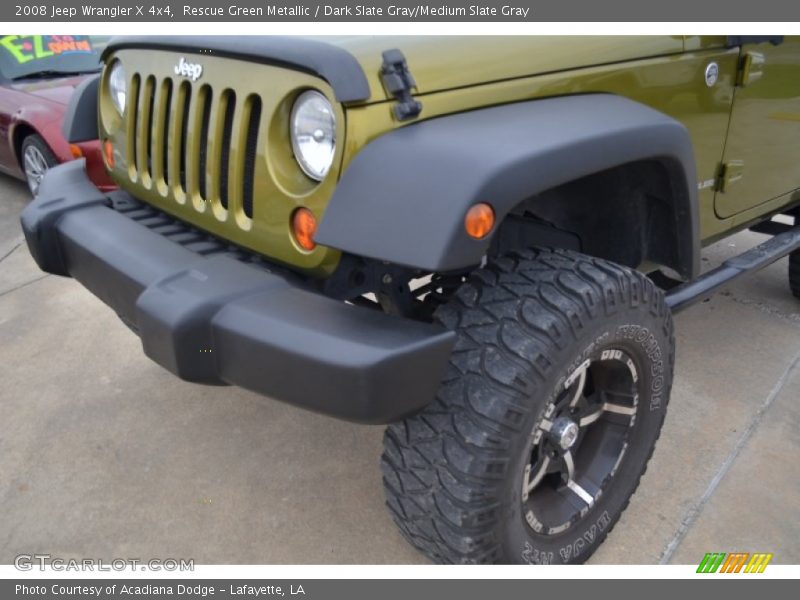 Rescue Green Metallic / Dark Slate Gray/Medium Slate Gray 2008 Jeep Wrangler X 4x4