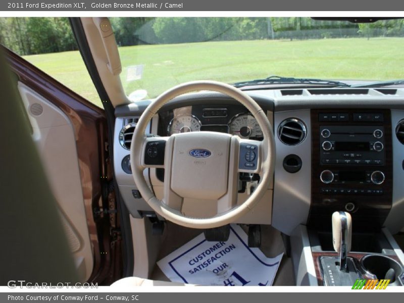 Golden Bronze Metallic / Camel 2011 Ford Expedition XLT