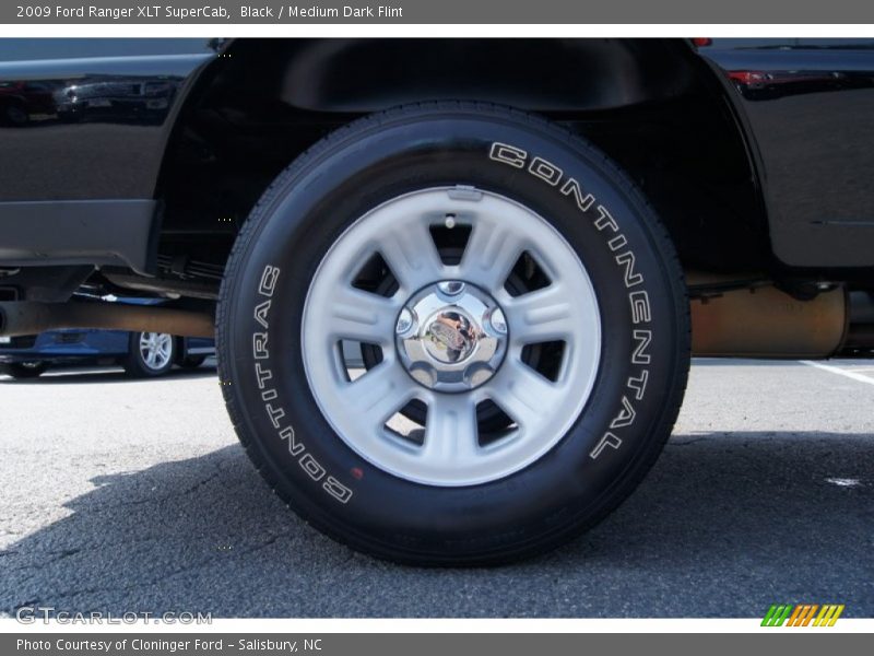 Black / Medium Dark Flint 2009 Ford Ranger XLT SuperCab