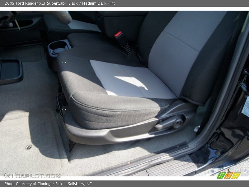 Black / Medium Dark Flint 2009 Ford Ranger XLT SuperCab