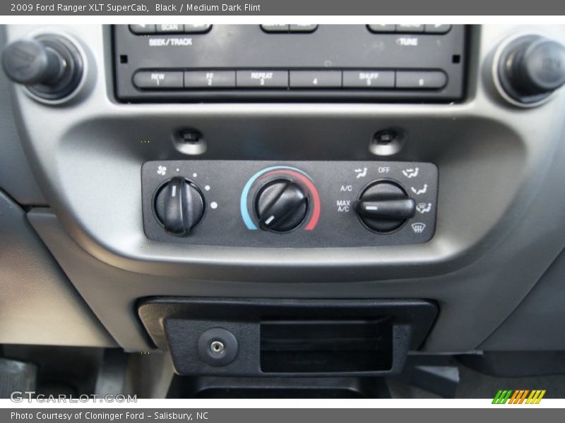 Black / Medium Dark Flint 2009 Ford Ranger XLT SuperCab
