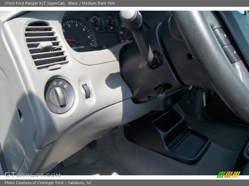 Black / Medium Dark Flint 2009 Ford Ranger XLT SuperCab