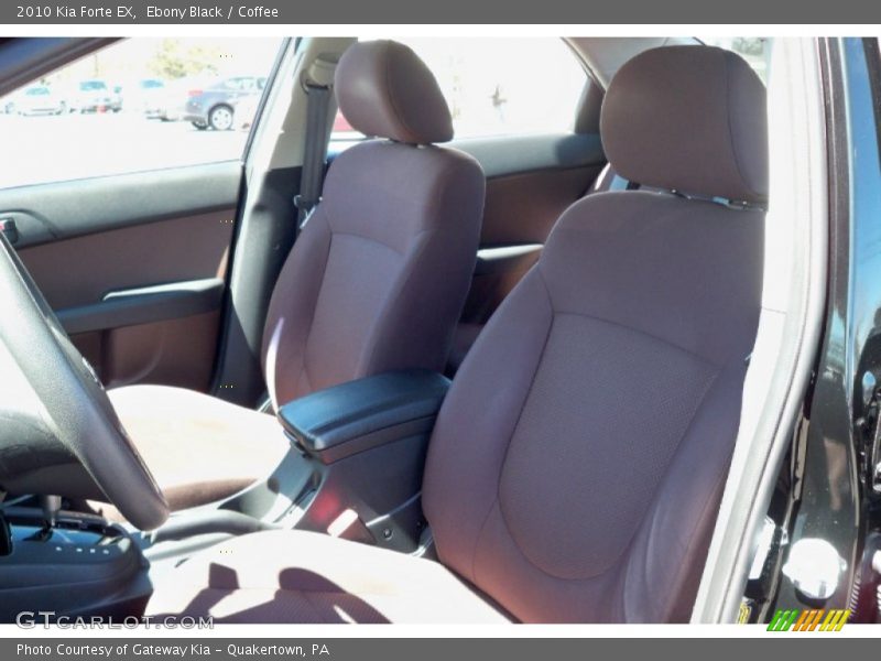 Ebony Black / Coffee 2010 Kia Forte EX