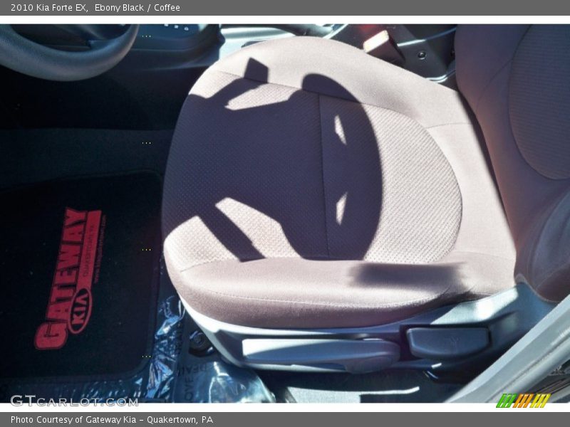 Ebony Black / Coffee 2010 Kia Forte EX