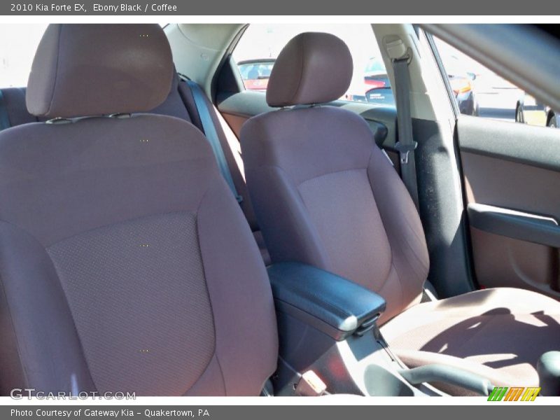 Ebony Black / Coffee 2010 Kia Forte EX