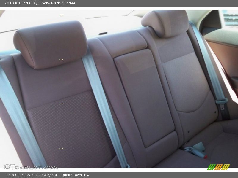 Ebony Black / Coffee 2010 Kia Forte EX